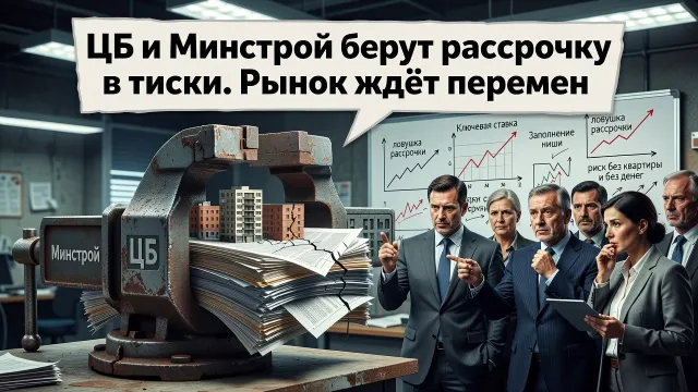 ЦБ и Минстрой берут рассрочку в тиски. Рынок ждёт перемен